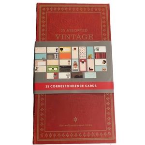 Galison Vintage Correspondence Cards and Envelope Set in Reusable Box